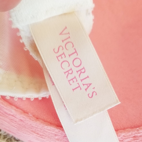 Victoria's Secret Vintage Dream Angels Rhinestone Crystal Lace up Lined Demi Bra - Picture 11 of 16